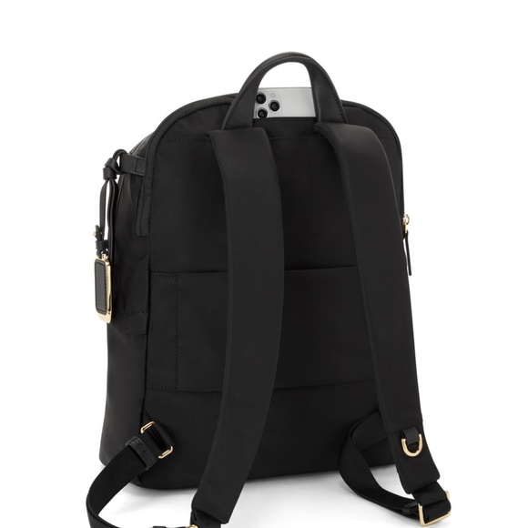 NWT Tumi Black and Gold Halsey Backpack - Perfect Backpack Elegant & Functional main image 7